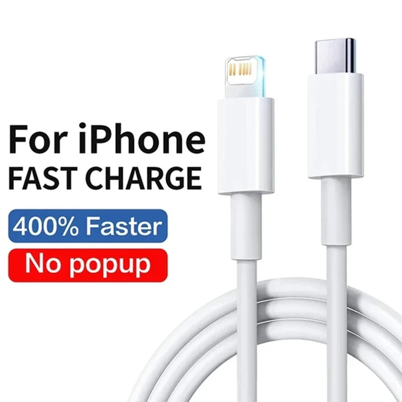 30W PD Fast Charging USB Cable For iPhone