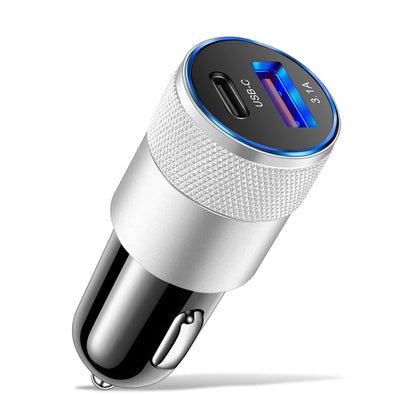 70W PD Car Charger USB Type C Fast Charging