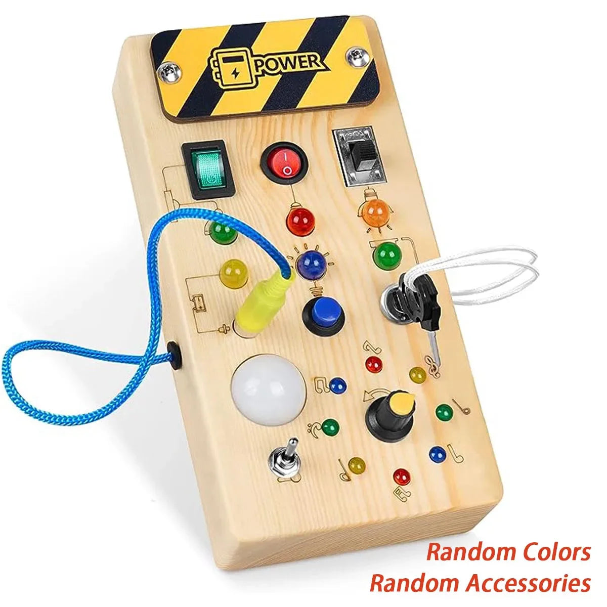 Sensory Toys Wooden With LED Light