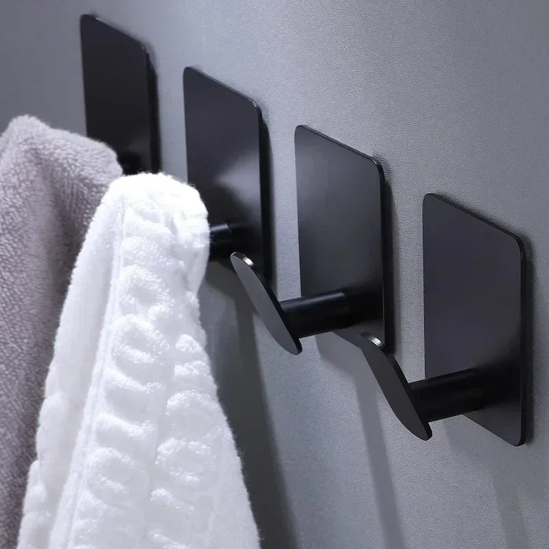 4Pcs Stainless Steel Bathroom Robe Hooks